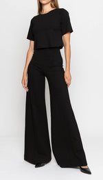 Women's Knit Wide Leg Pants