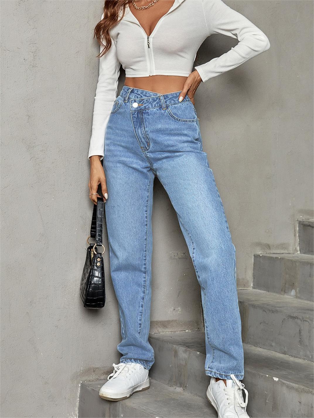 Trendy Straight Loose Jeans