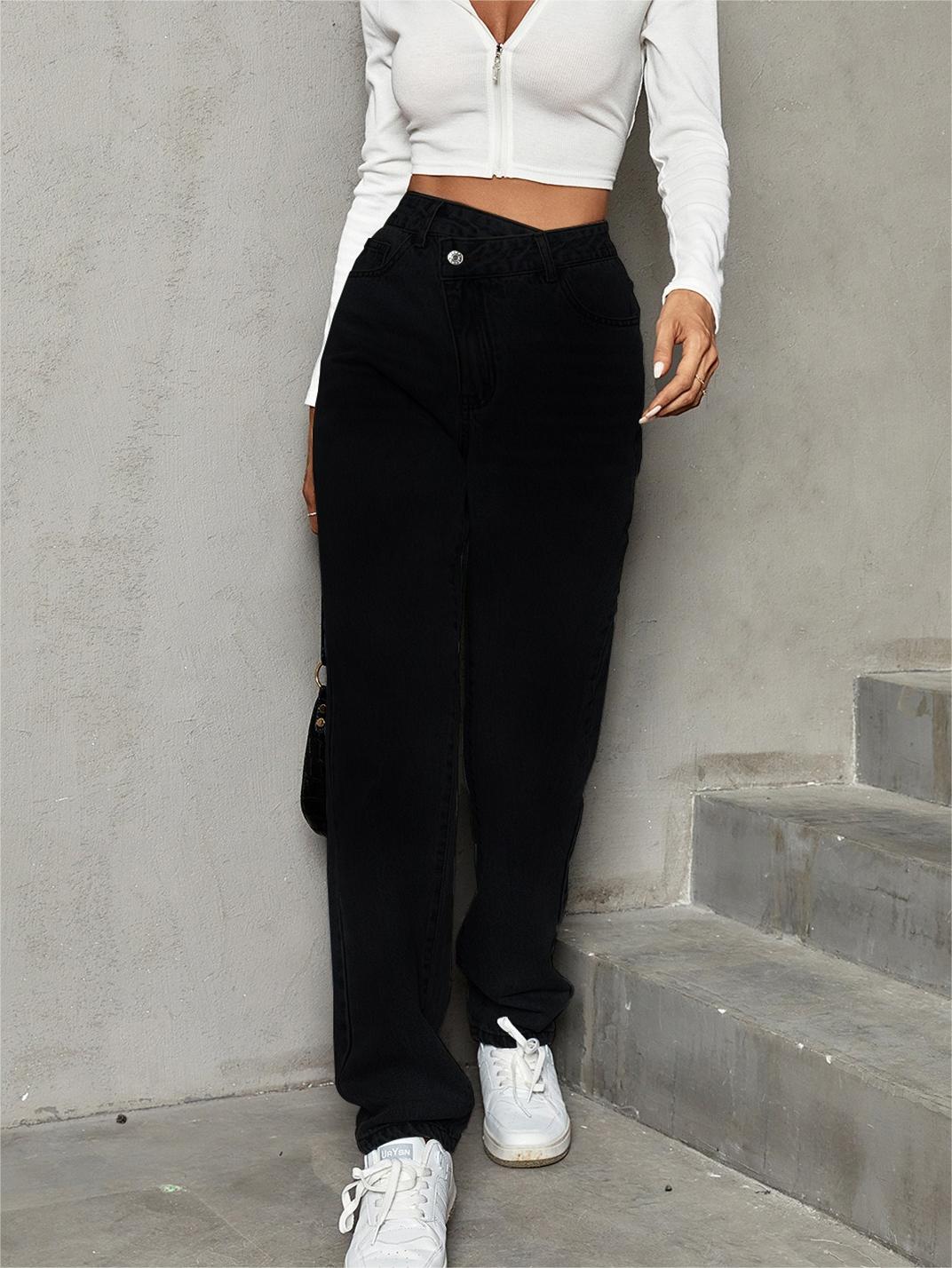 Trendy Straight Loose Jeans