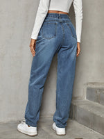 Trendy Straight Loose Jeans