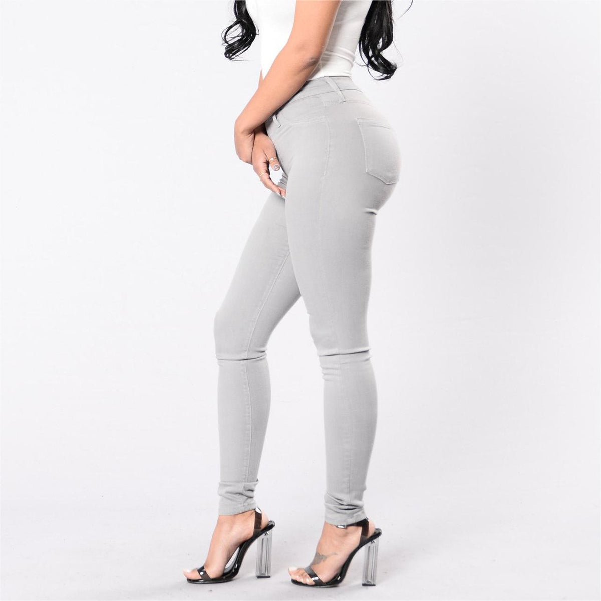 Slimming High Stretch Jeans