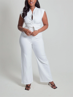 Elegant Sleeveless Wide-Leg Jumpsuit