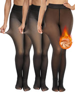 Women's Fleece Lined Skin Tone Closed Foot Leggings (Buy 3 Free Shipping)
