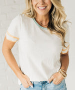 Women's Stripe Sleeve Tee