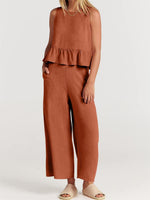 Women's Casual 2 Piece Outfit with Pockets