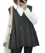 Women's Loose Swing Knit Sweater Vest