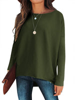 Hot Sale Oversized Dolman Sleeve Knitted Pullover