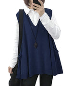 Women's Loose Swing Knit Sweater Vest