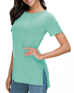 Women's Summer Casual Side Slit T-Shirt