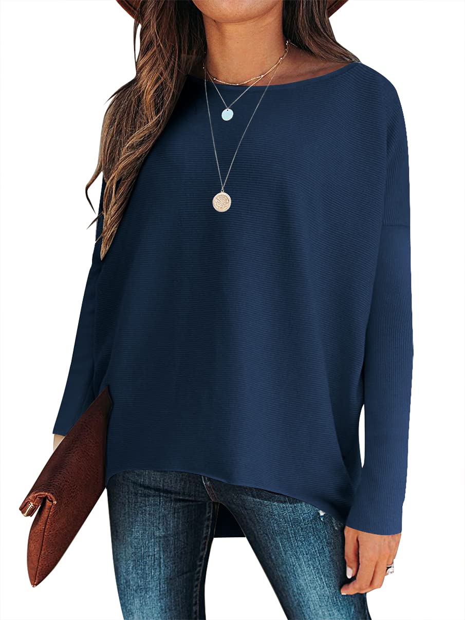 Hot Sale Oversized Dolman Sleeve Knitted Pullover