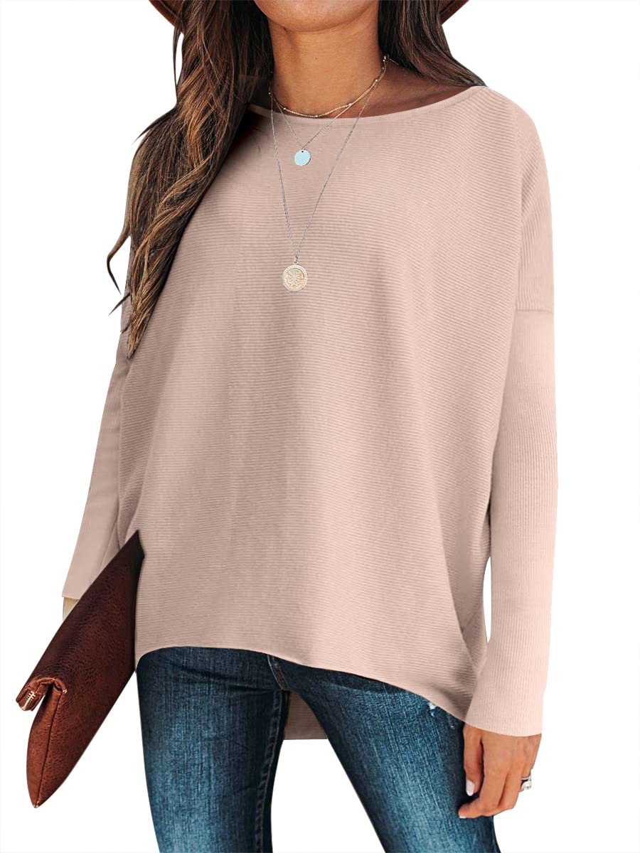 Hot Sale Oversized Dolman Sleeve Knitted Pullover