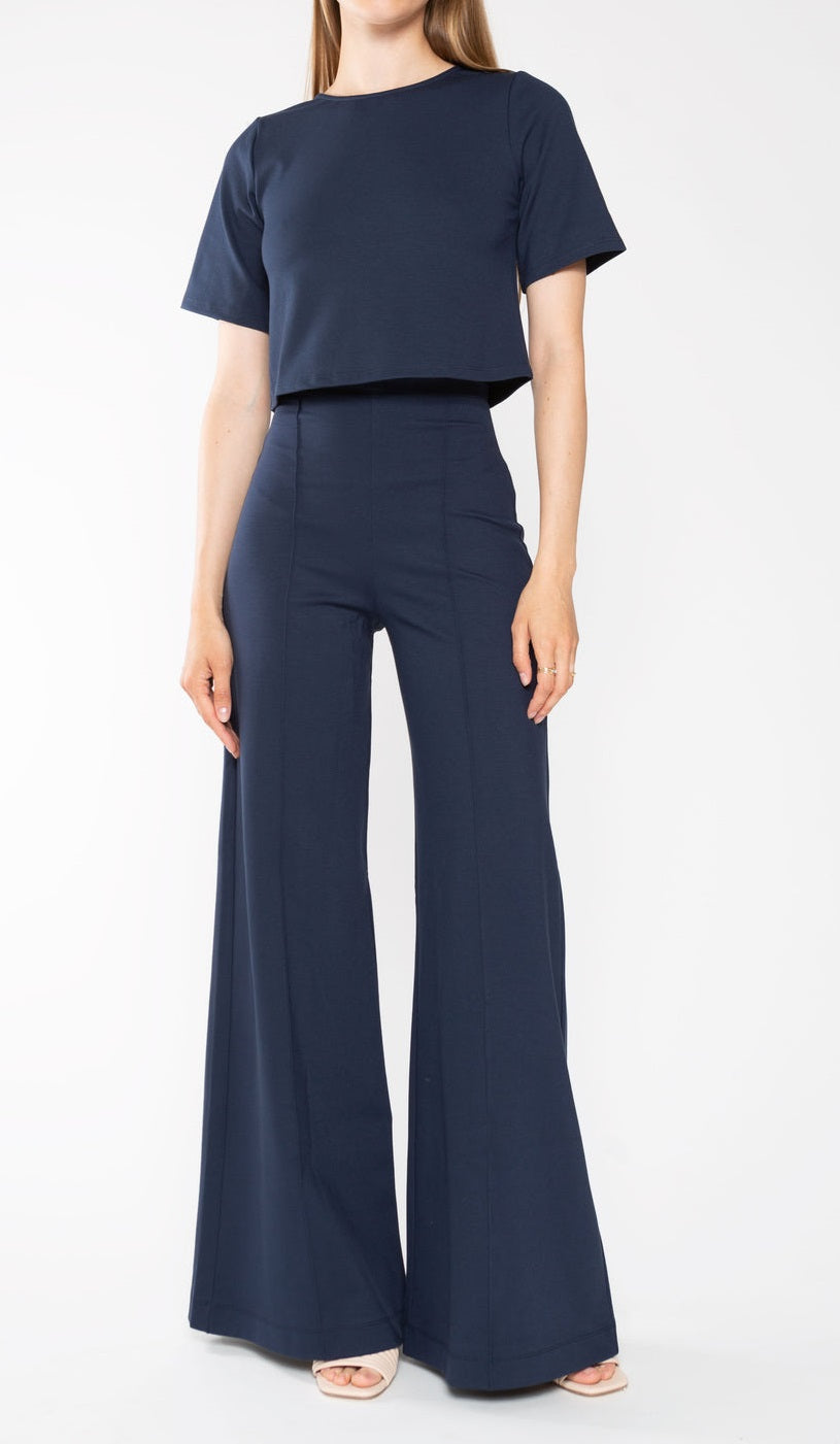 Women's Knit Wide Leg Pants