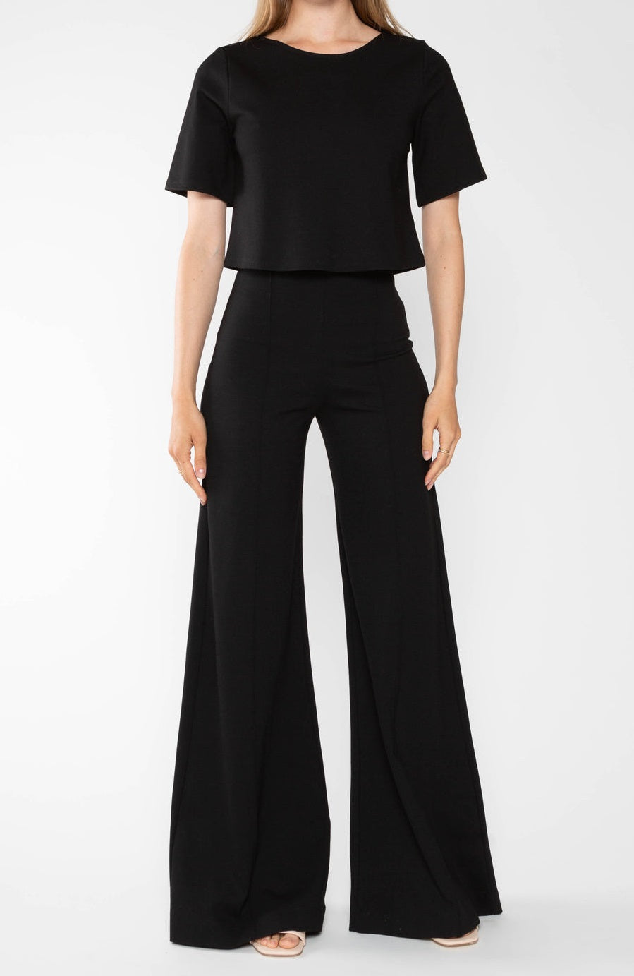 Women's Knit Wide Leg Pants