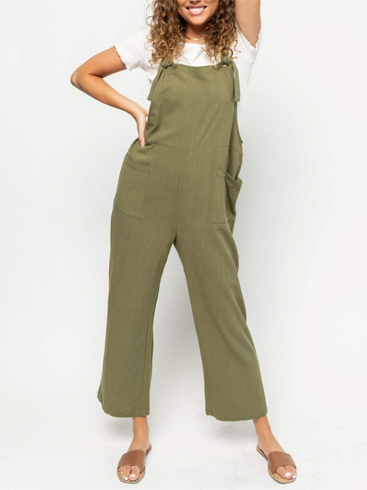 Women's Relaxed Wide Leg Jumpsuit