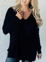 Women's Ultra Soft Seam Front Sweater