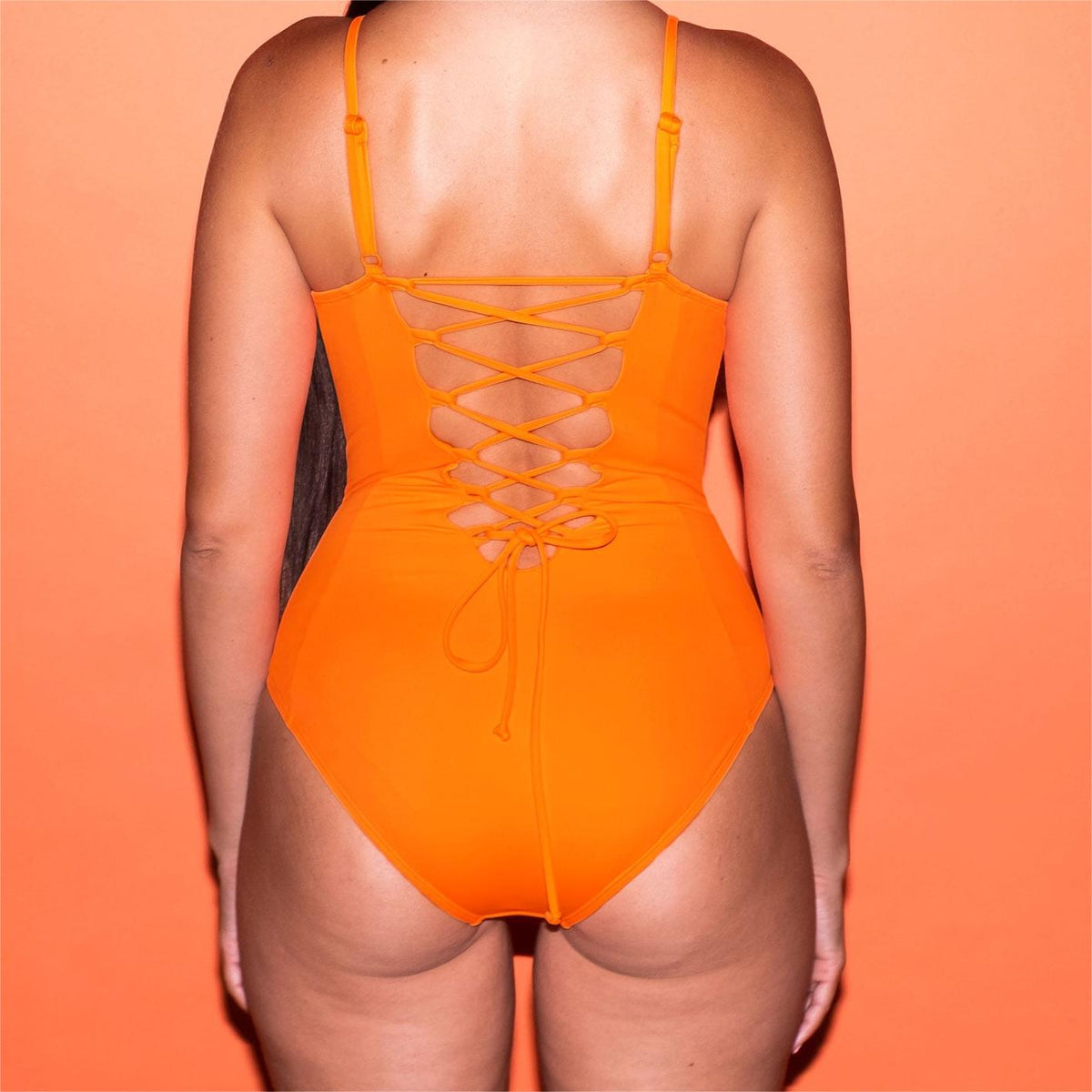 Drawstring Shapewear Swimsuit - XS-4XL