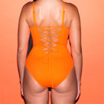 Drawstring Shapewear Swimsuit - XS-4XL