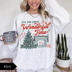 It's the Most Wonderful Time' Vintage Christmas Sweatshirt