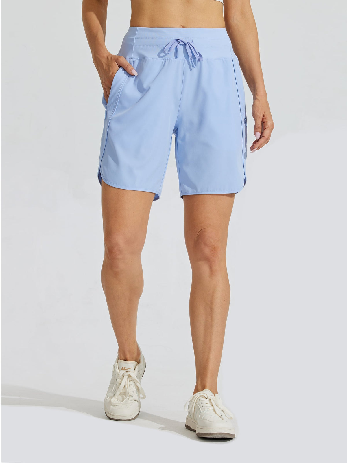 Women's 7 Inseam Athletic High Wasistband Shorts