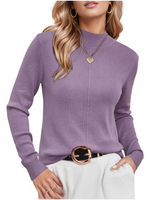 Women's Mock Neck Knit Sweater
