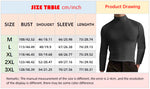 Hot Sale 40% OFF - Men's High Neck Slim Fit Long Sleeve T-shirt