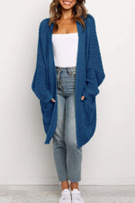 OversizedPockets Sweater Coat