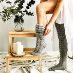 2024 Warm Over Knee Extra Long Knitted Socks
