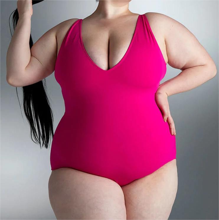 Drawstring Shapewear Swimsuit - XS-4XL