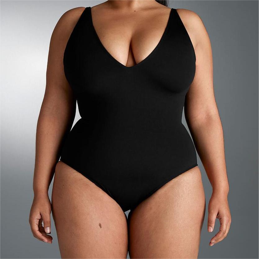 Drawstring Shapewear Swimsuit - XS-4XL