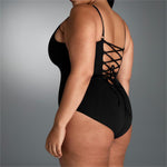 Drawstring Shapewear Swimsuit - XS-4XL