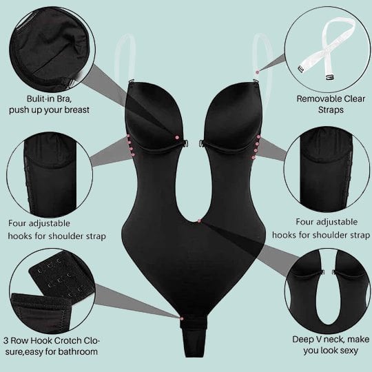 Backless Body Shaper Bra