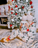 Snowflake Family Pajamas 2-piece Set