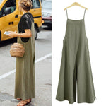 Women's Sleeveless Oversized Casual Jumpsuit