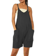 Summer Short Jumpsuit with Pockets