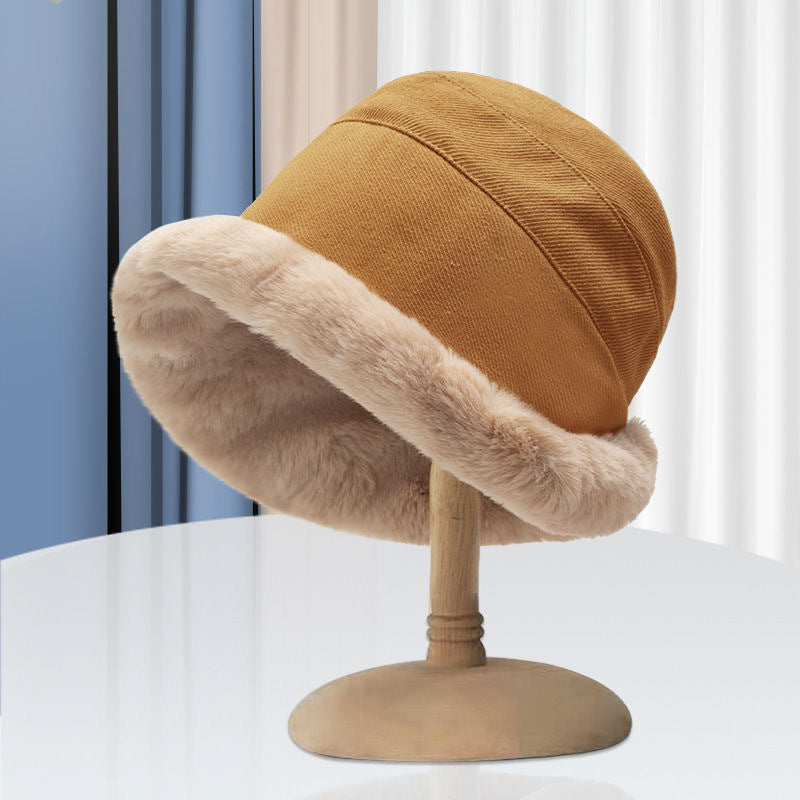 Winter Plus Velvet Thickened Fisherman Hat
