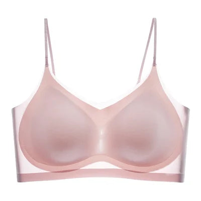 Thin Plus Size Ice Silk Bra