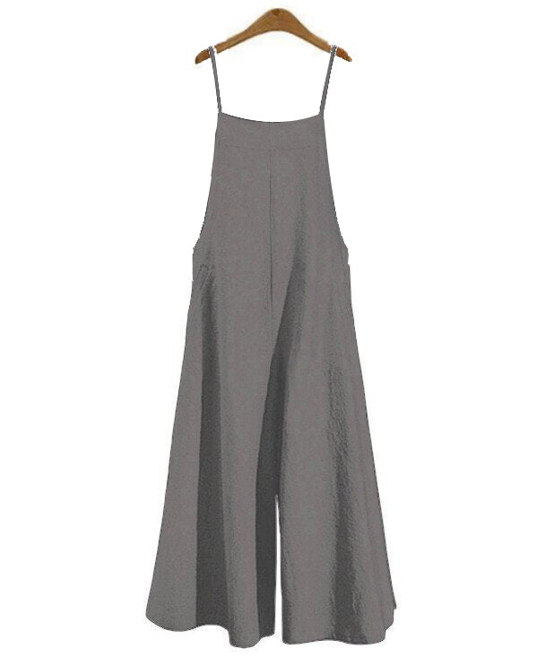Women's Oversized Sleeveless Casual Jumpsuit