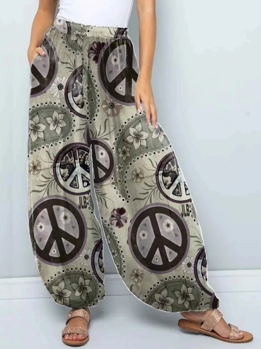 Women¡¯s Vintage Hippie Harem Pants