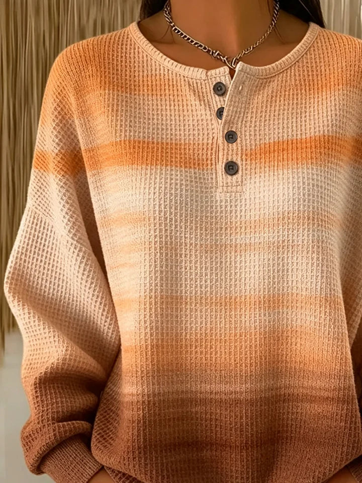 Casual Abstract Crew Neck Long Sleeve Sweatshirt