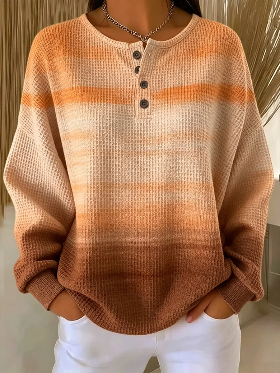 Casual Abstract Crew Neck Long Sleeve Sweatshirt