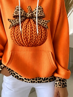 Casual Leopard Hoodie Long Sleeve Hoodie