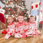 Red Elk Family Pajamas 2-piece Set