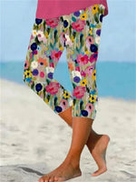 Women's Vintage Floral Print Leggings