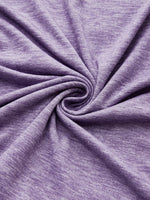 Solid Color V-neck Vacation Short Sleeves T-shirt