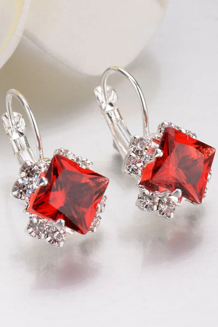 Fashion Rhinestone Gem Alloy Earrings