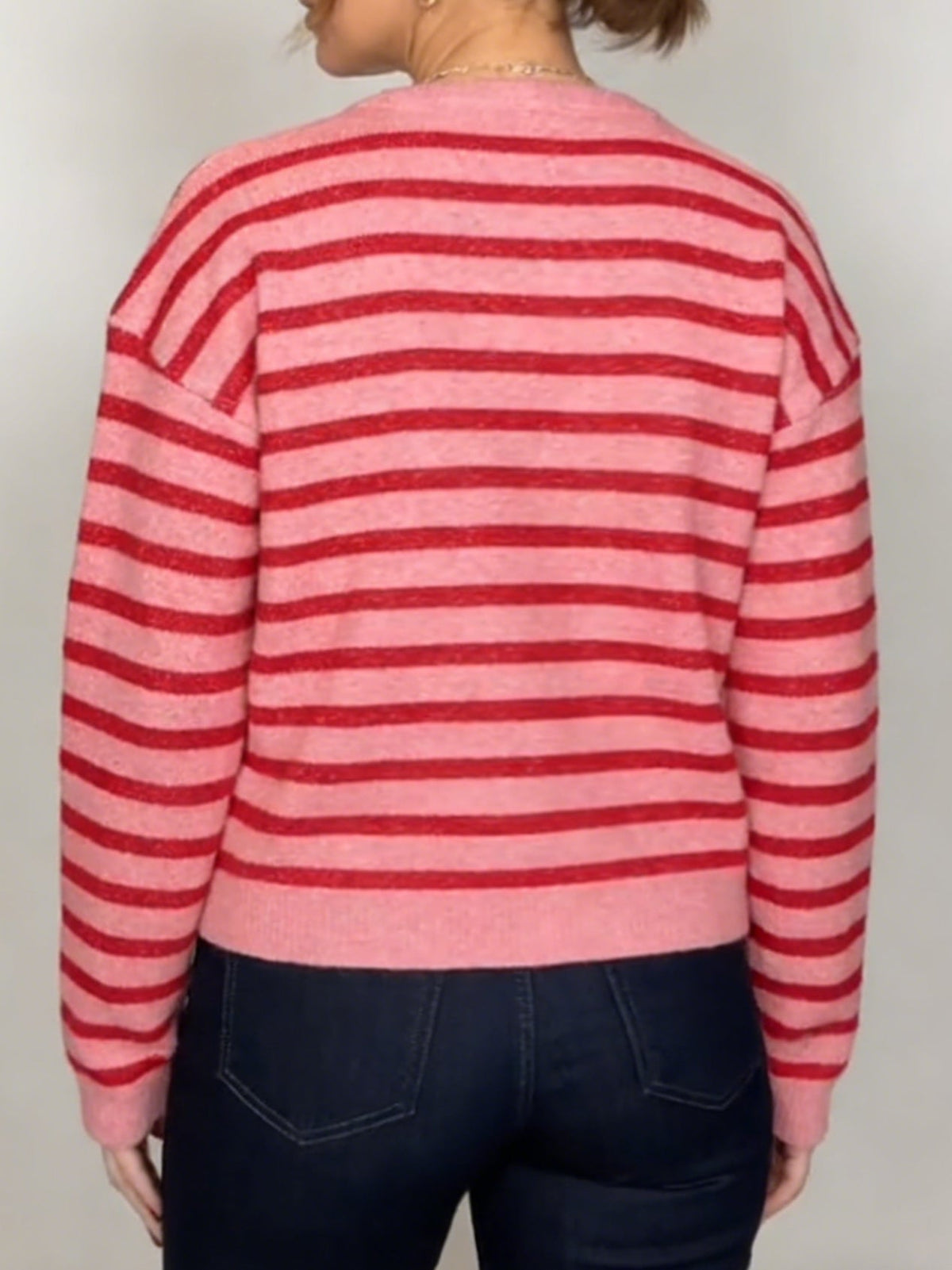 Women's Striped Cardigan