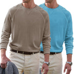 Men's Cotton Casual Crew Neck Tops
