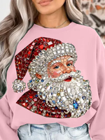 Women's Cute Santa Claus Sweatshirt