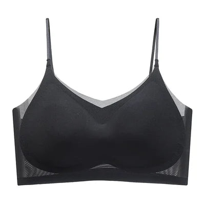 Thin Plus Size Ice Silk Bra
