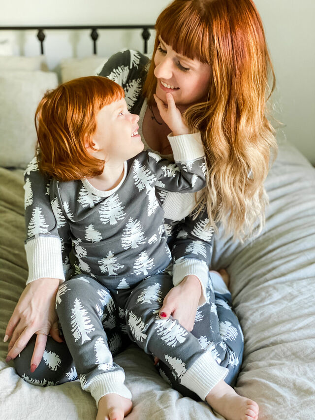 Tree Family Pajamas Set (With Hat)